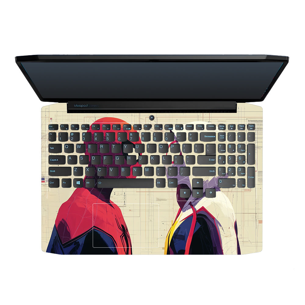 Spider Man X Spider Gwen Lenovo IdeaPad Gaming 3 15ARH05 and 15IMH05 Laptop Skin