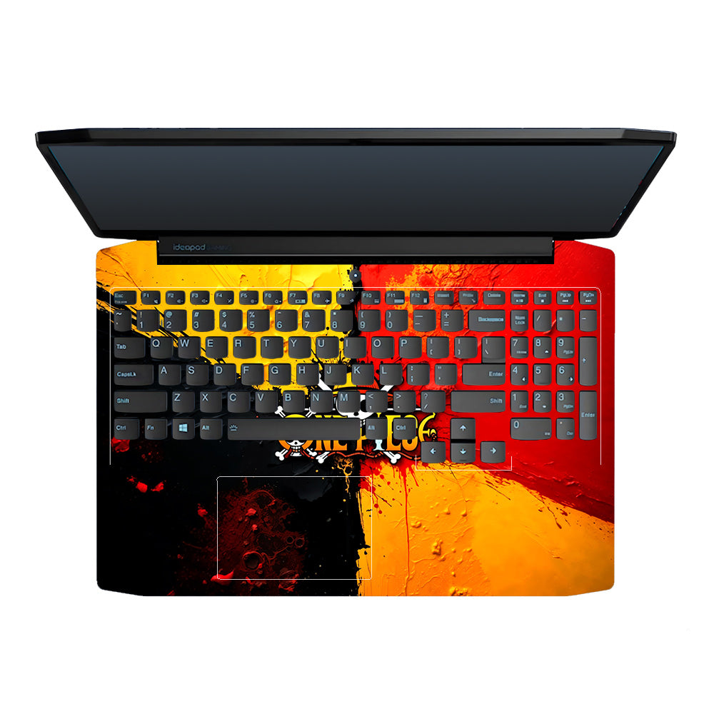 One Piece Paint Splash Lenovo IdeaPad Gaming 3 15ARH05 and 15IMH05 Laptop Skin