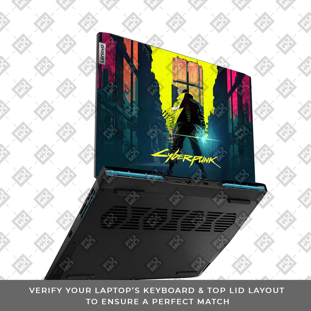 Cyberpunk Uprising Lenovo IdeaPad Gaming 3 15ARH7 and 15IAH7 Laptop Skin