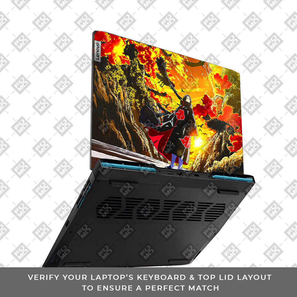 Itachi with Flock of Crows Lenovo IdeaPad Gaming 3 15ARH7 and 15IAH7 Laptop Skin