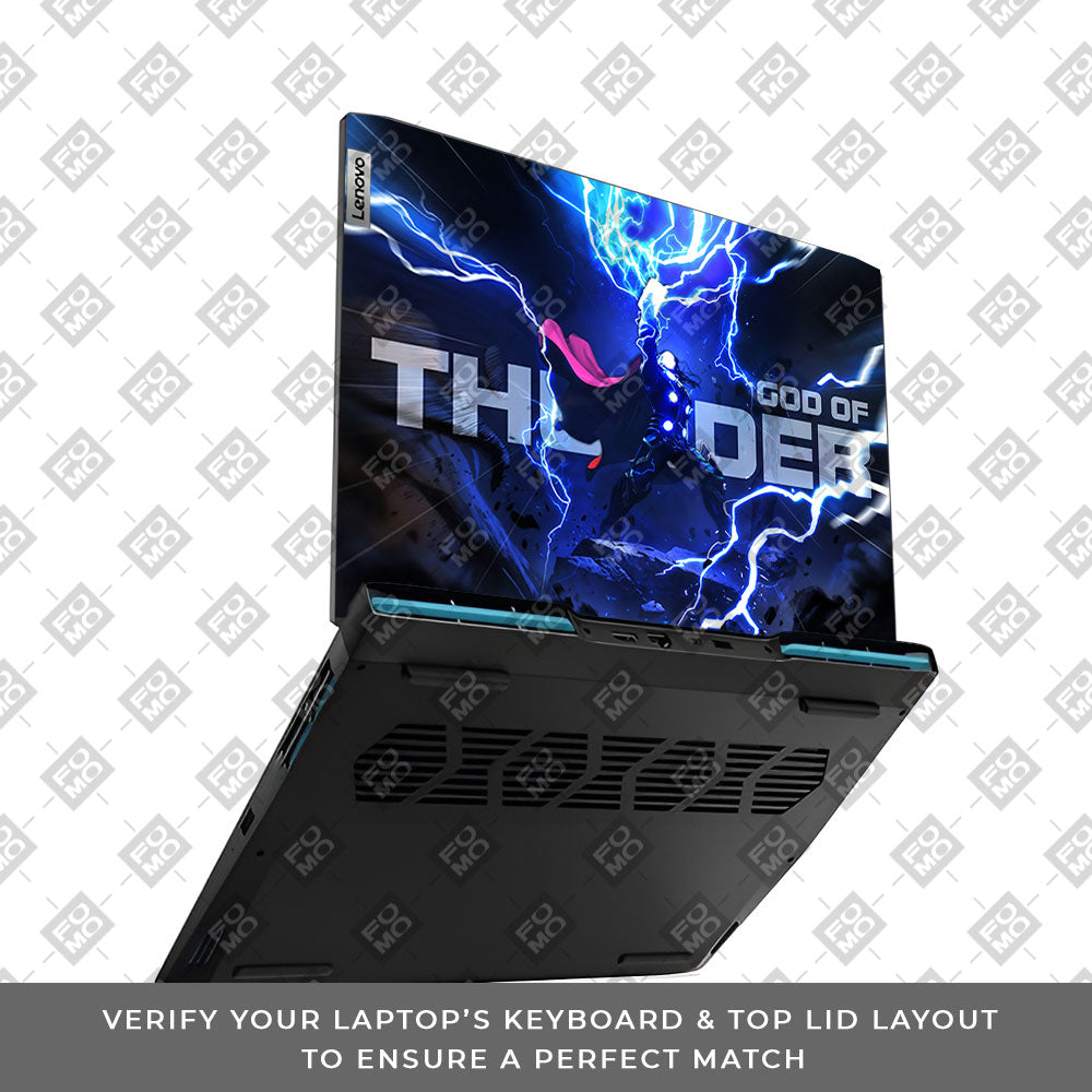 Thor God of Thunder Lenovo IdeaPad Gaming 3 15ARH7 and 15IAH7 Laptop Skin