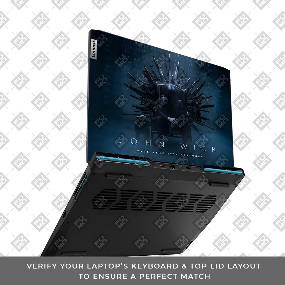 John Wick Assassin Lenovo IdeaPad Gaming 3 15ARH7 and 15IAH7 Laptop Skin
