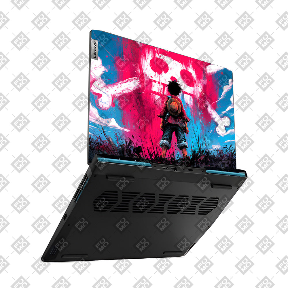 Straw Hat Graffiti One Piece Lenovo IdeaPad Gaming 3 15ARH7 and 15IAH7 Laptop Skin
