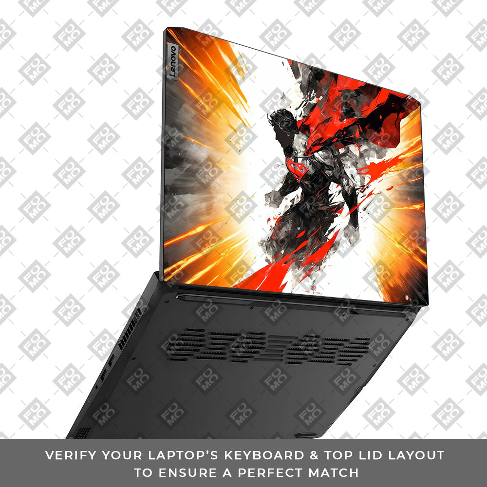 Superman Ascension Lenovo IdeaPad Gaming 3 15ACH6 and 15IHU6 Laptop Skin