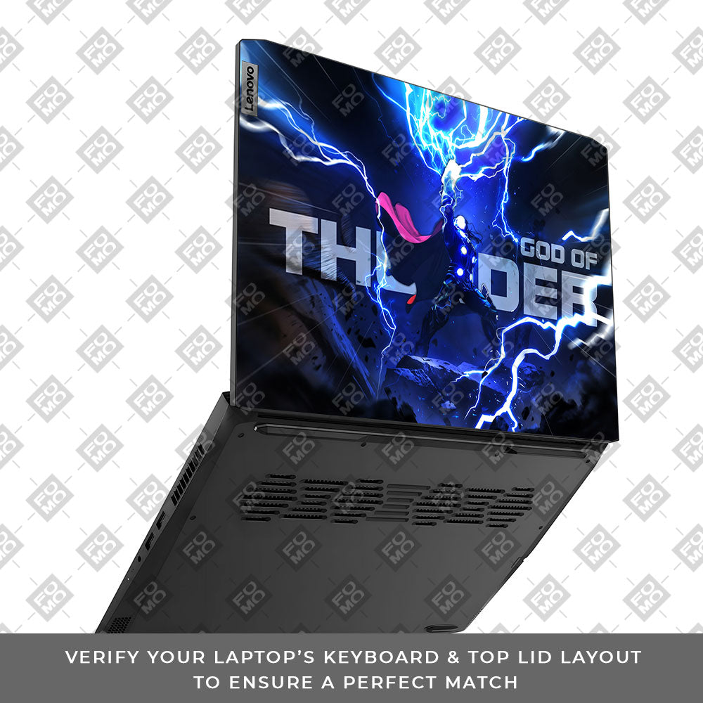 Thor God of Thunder Lenovo IdeaPad Gaming 3 15ACH6 and 15IHU6 Laptop Skin