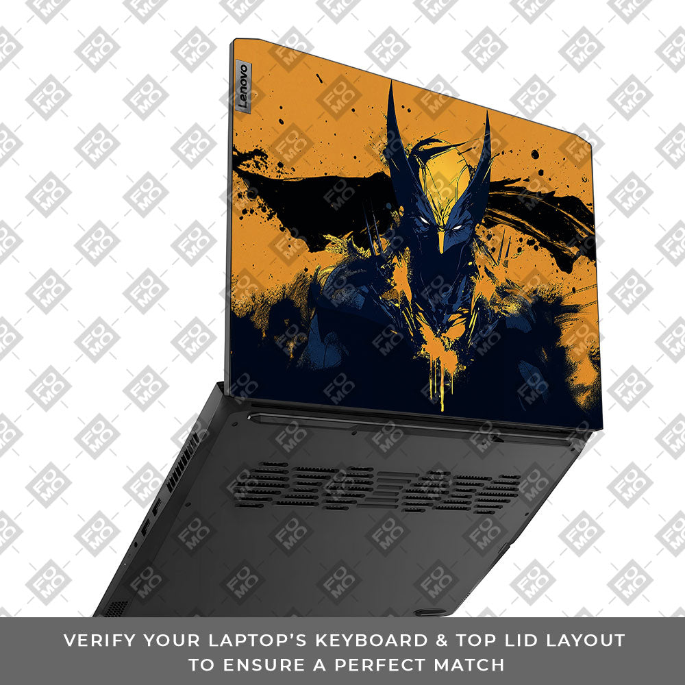 Rogue Instinct The Wolverine Reborn Lenovo IdeaPad Gaming 3 15ACH6 and 15IHU6 Laptop Skin