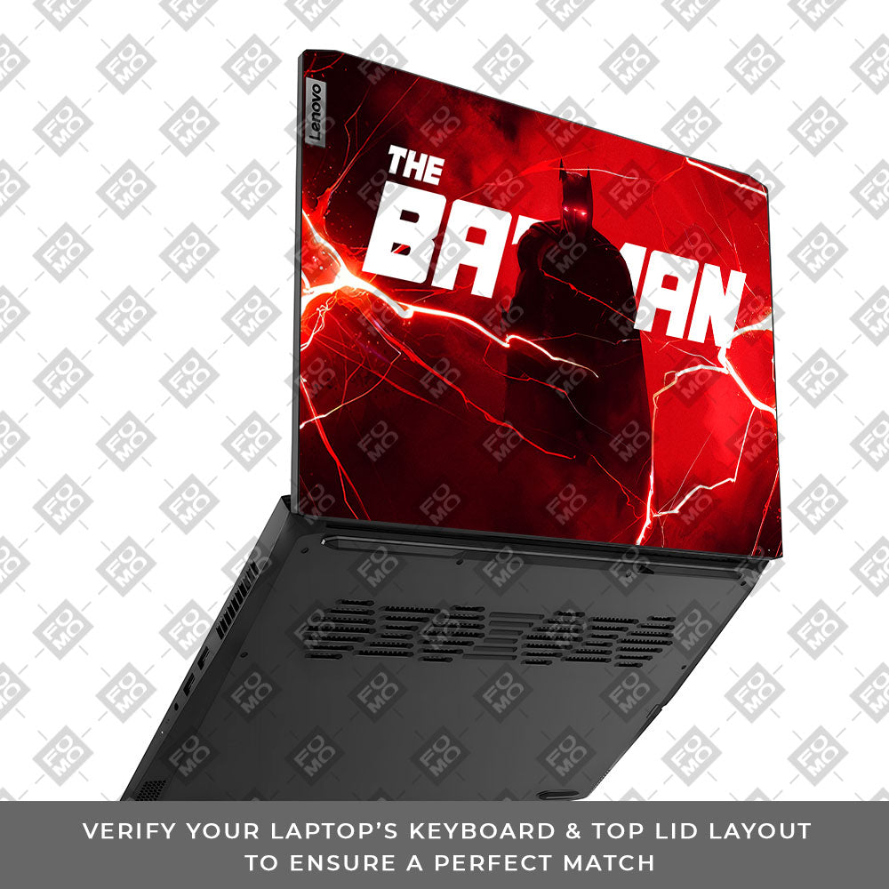 Red Rage Batman Lenovo IdeaPad Gaming 3 15ACH6 and 15IHU6 3D Laptop Skin