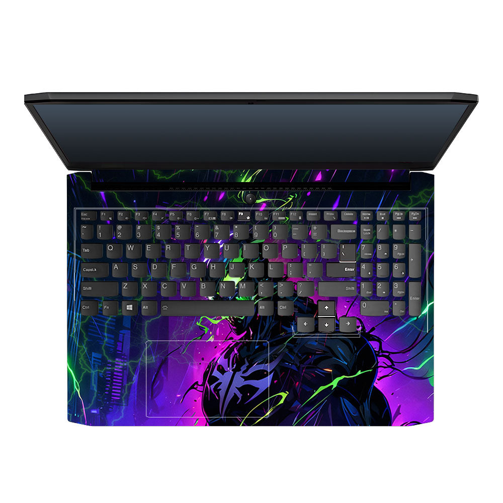 Venom Chaos Surge Lenovo IdeaPad Gaming 3 15ACH6 and 15IHU6 3D Laptop Skin