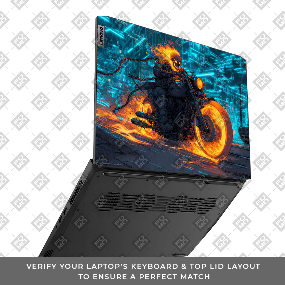 Hellfire Rider Lenovo IdeaPad Gaming 3 15ACH6 and 15IHU6 Laptop Skin