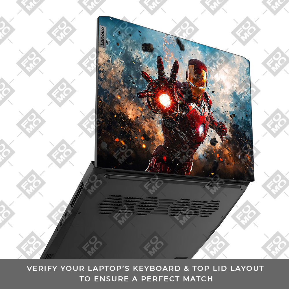 Iron Imapct The Arc Reactor Lenovo IdeaPad Gaming 3 15ACH6 and 15IHU6 Laptop Skin