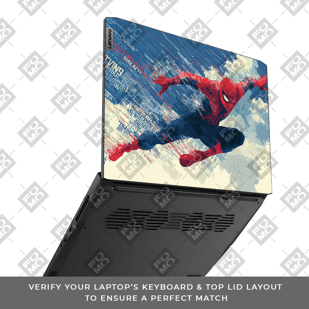 Spiderman Velocity Lenovo IdeaPad Gaming 3 15ACH6 and 15IHU6 Laptop Skin