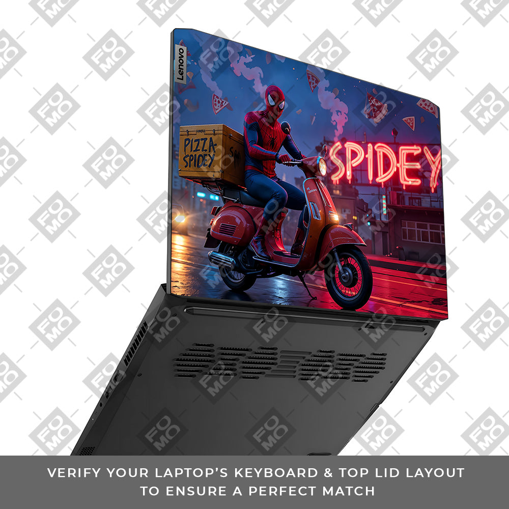 Pizza Spidey Lenovo IdeaPad Gaming 3 15ACH6 and 15IHU6 Laptop Skin