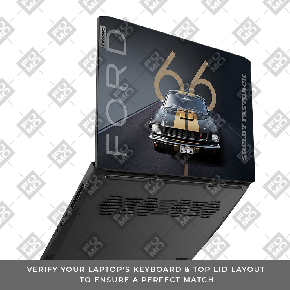 Shelby Mustang GT350H Lenovo IdeaPad Gaming 3 15ACH6 and 15IHU6 Laptop Skin
