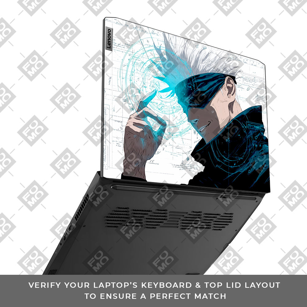 Gojo Satoru Power Lenovo IdeaPad Gaming 3 15ACH6 and 15IHU6 Laptop Skin