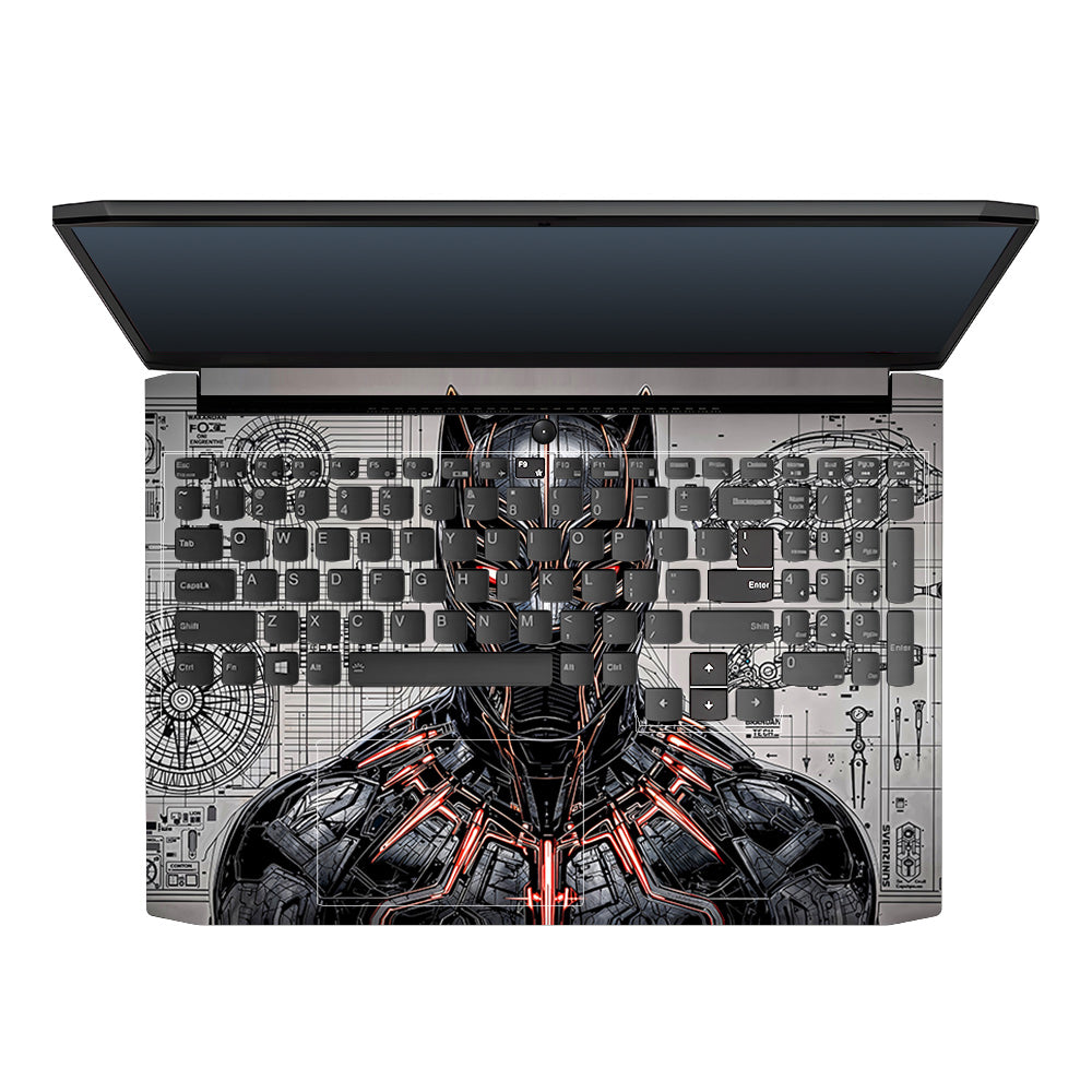 Black Panther Vibranium Tech Lenovo IdeaPad Gaming 3 15ACH6 and 15IHU6 Laptop Skin
