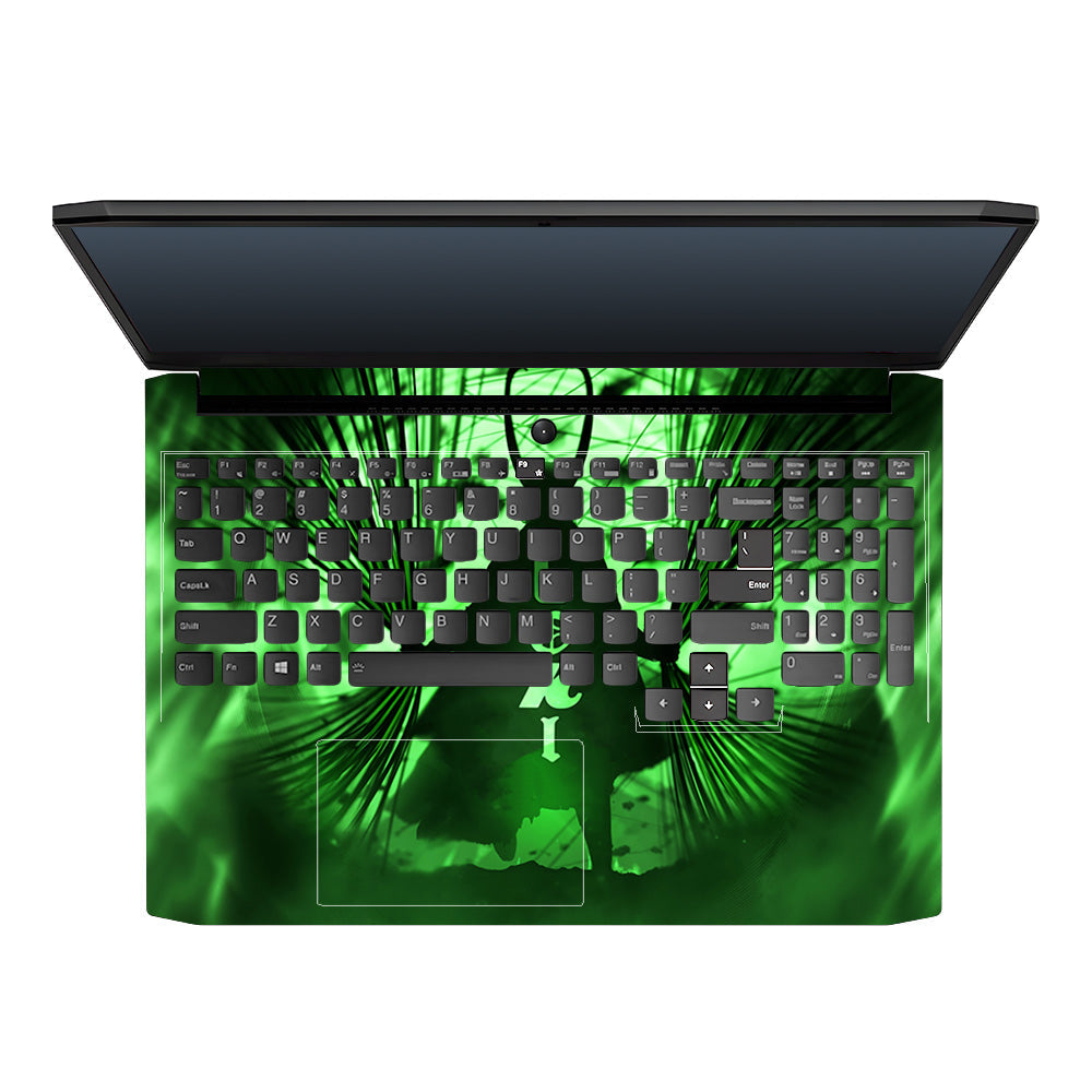 Loki's Green Aura Lenovo IdeaPad Gaming 3 15ACH6 and 15IHU6 Laptop Skin