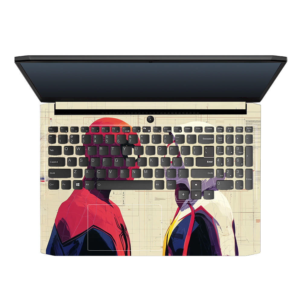 Spider Man X Spider Gwen Lenovo IdeaPad Gaming 3 15ACH6 and 15IHU6 Laptop Skin