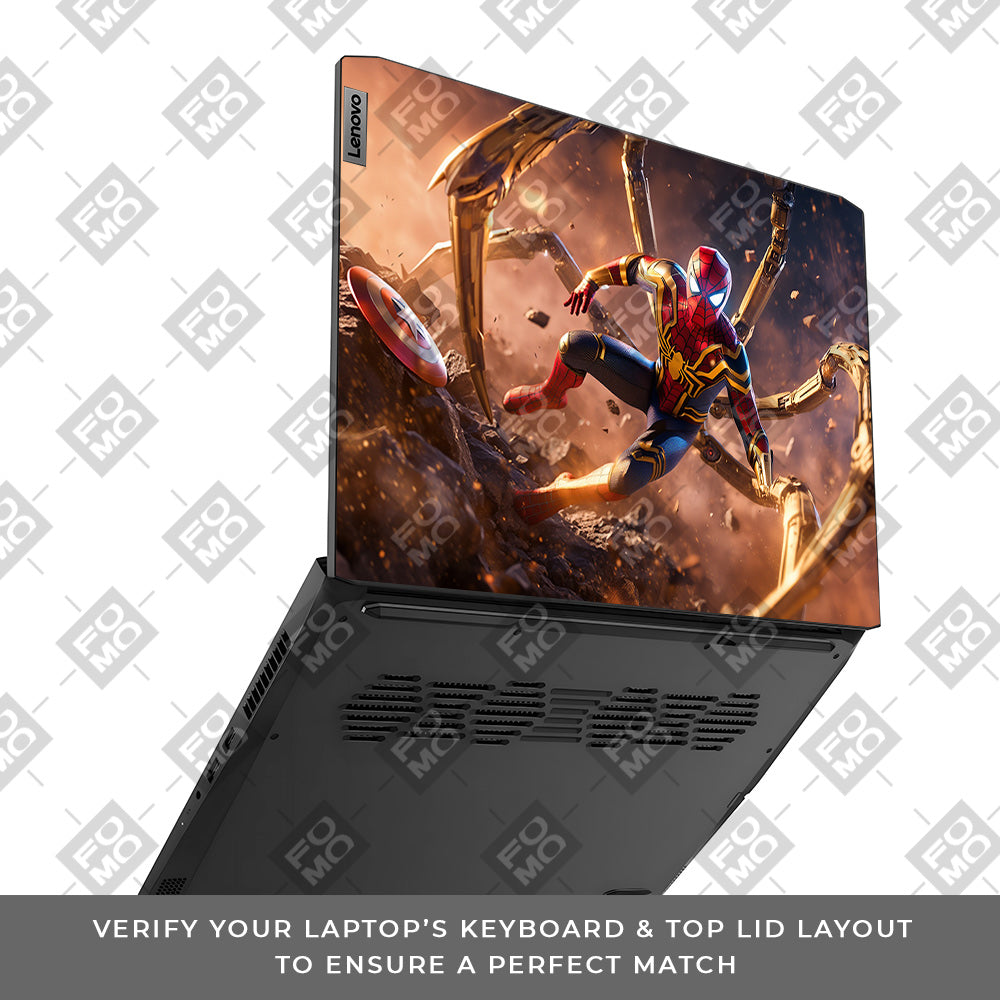 Spider Man Mech Arms Lenovo IdeaPad Gaming 3 15ACH6 and 15IHU6 Laptop Skin