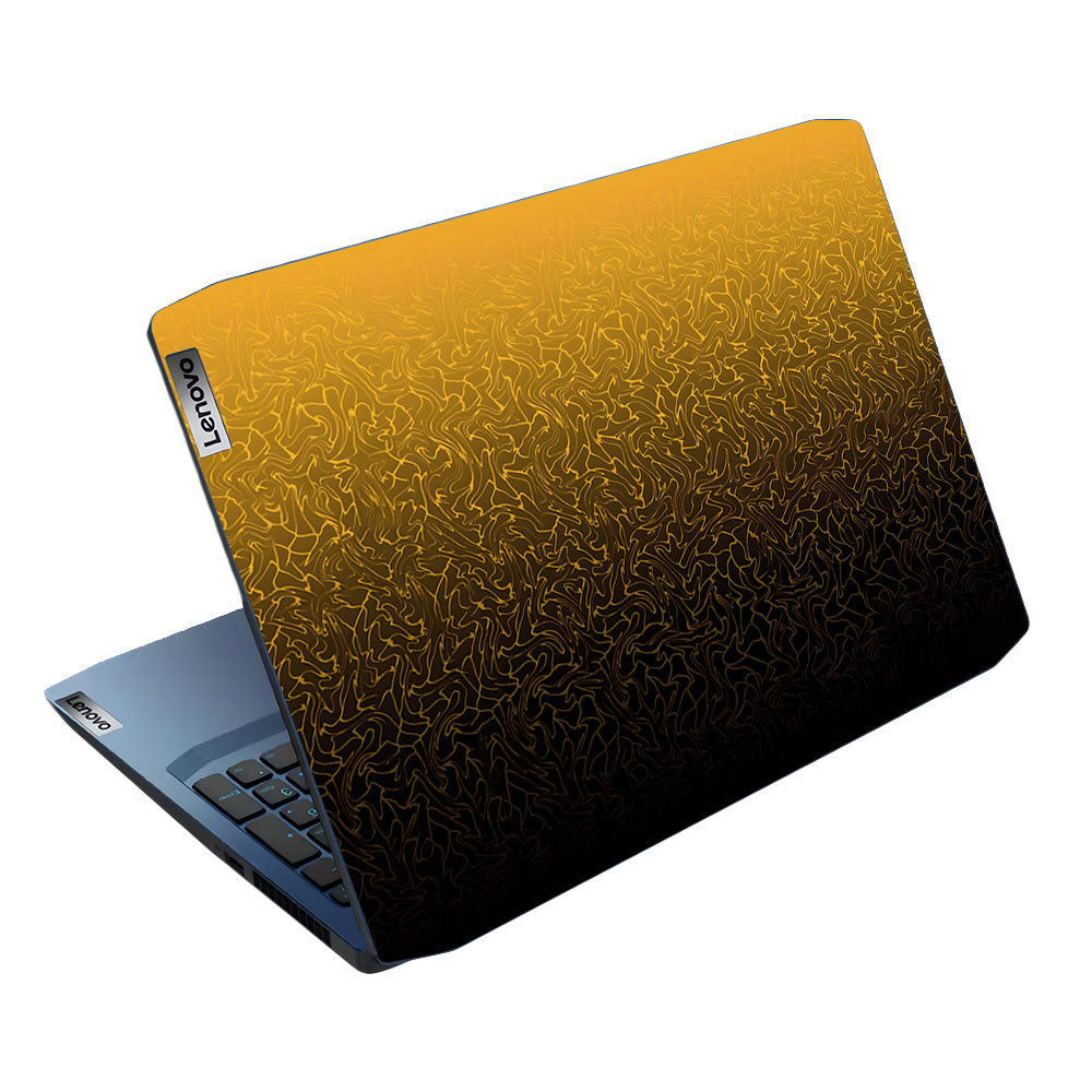 Orange to Black Gradient Lenovo Ideapad Gaming 3 15ARH05 and 15IMH05 Laptop Skin