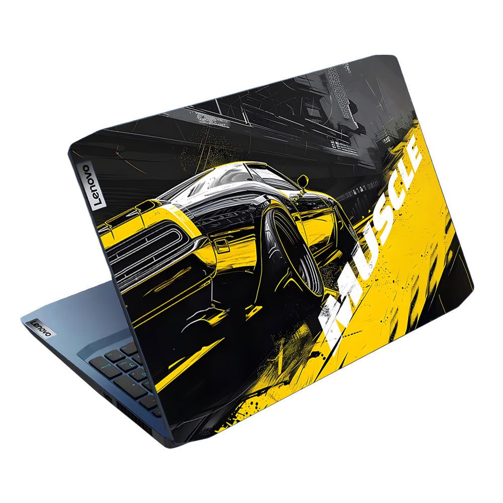 Black Muscle Lenovo IdeaPad Gaming 3 15ARH05 and 15IMH05 Laptop Skin