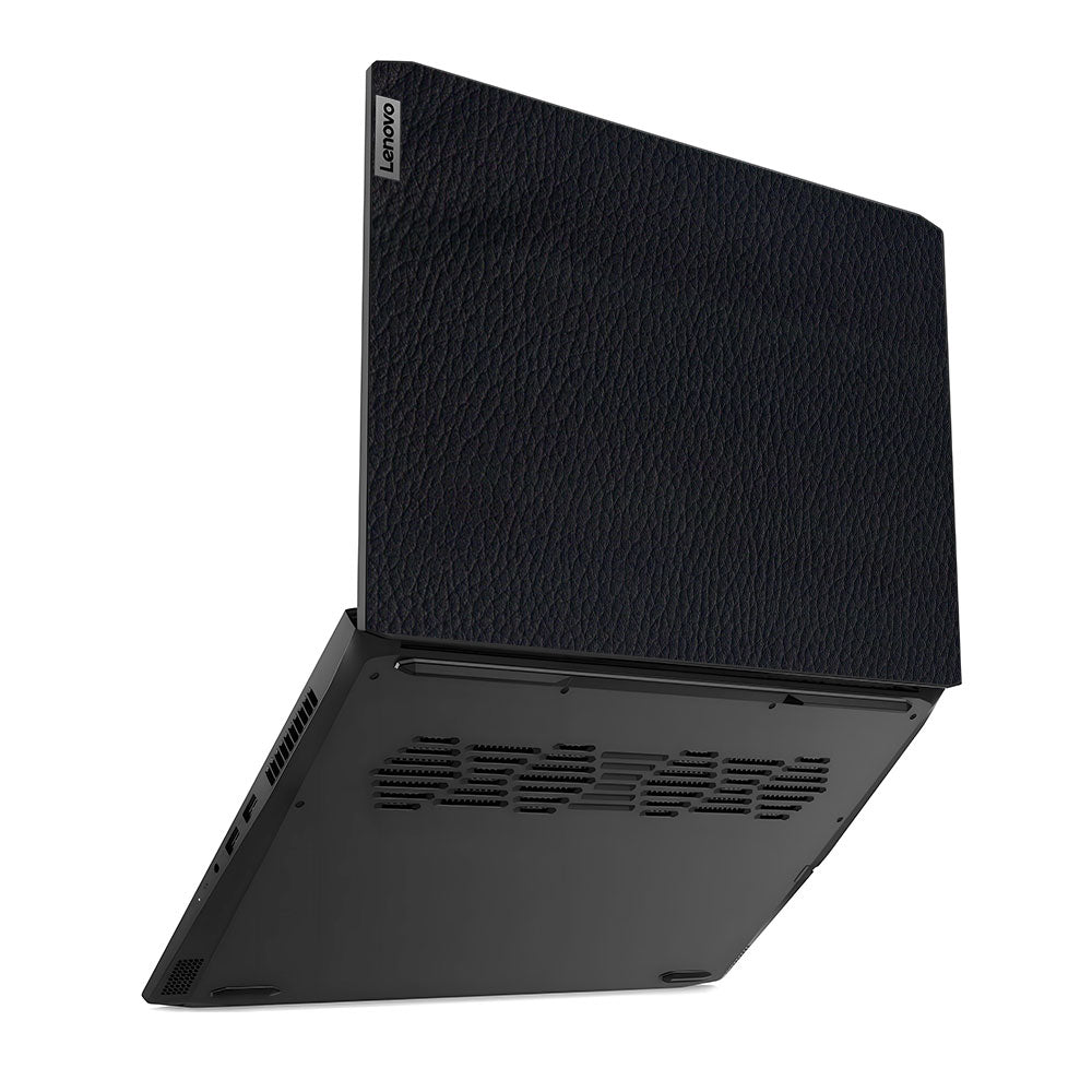 Textured Black Leather Lenovo IdeaPad Gaming 3 15ACH6 and 15IHU6 Laptop Skin