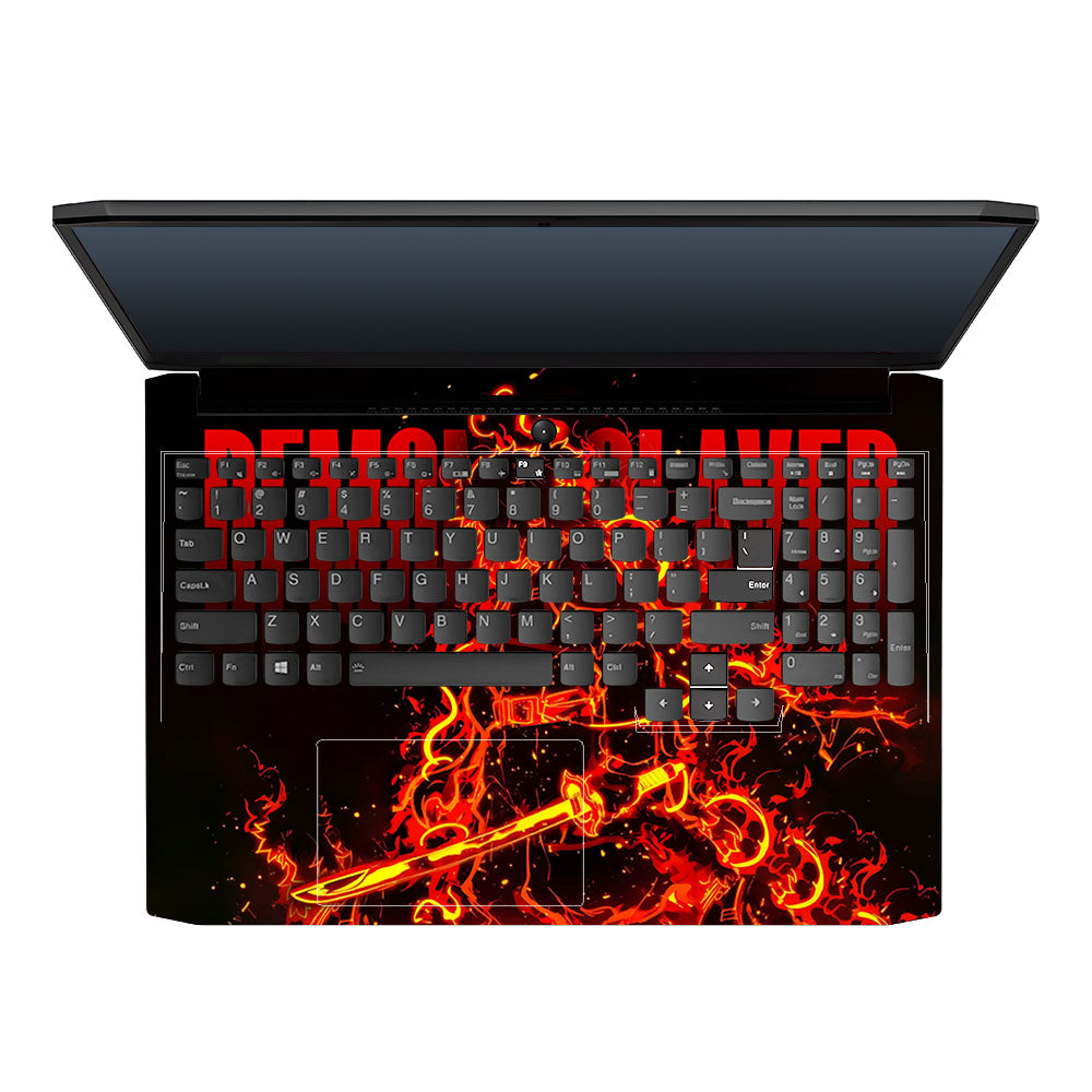 Rengoku Blazing Inferno Lenovo IdeaPad Gaming 3 15ACH6 and 15IHU6 Laptop Skin