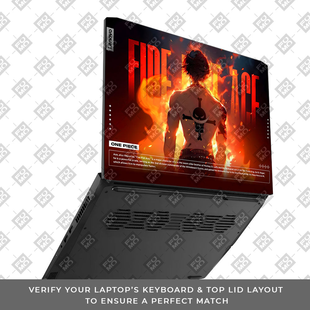 Fire Fist Ace Lenovo IdeaPad Gaming 3 15ACH6 and 15IHU6 Laptop Skin