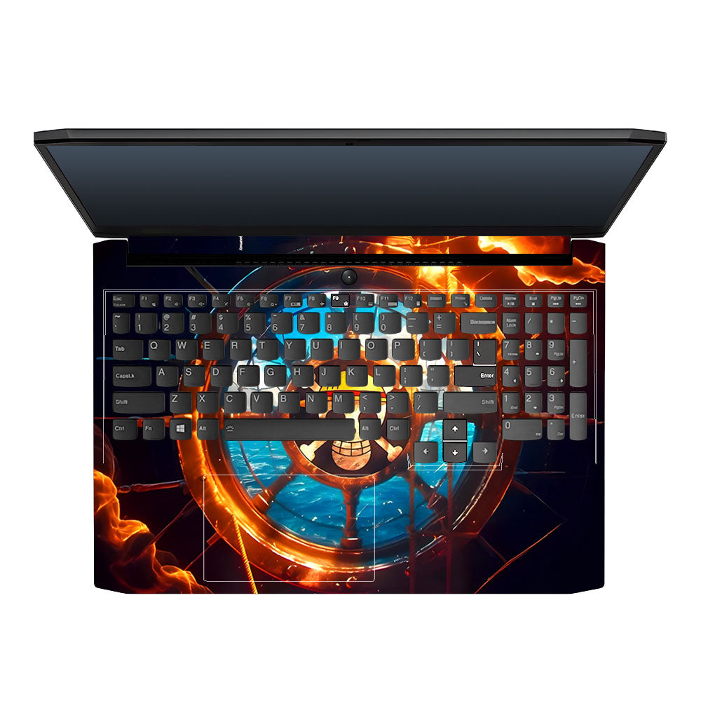 Straw Hat Pirates Emblem Lenovo IdeaPad Gaming 3 15ACH6 and 15IHU6 Laptop Skin