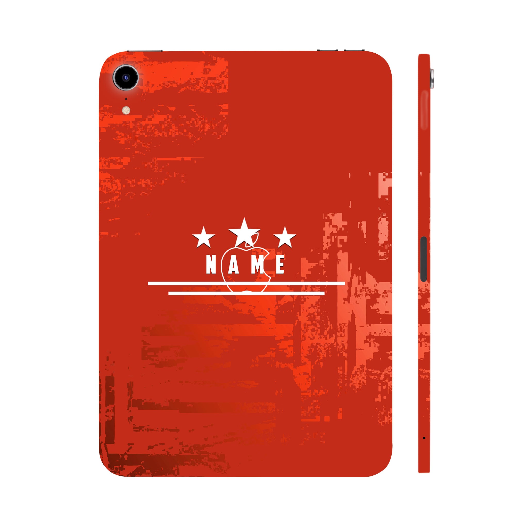 Apple iPad Mini 6th Gen 2021 Star Red with Name Tablet Skins