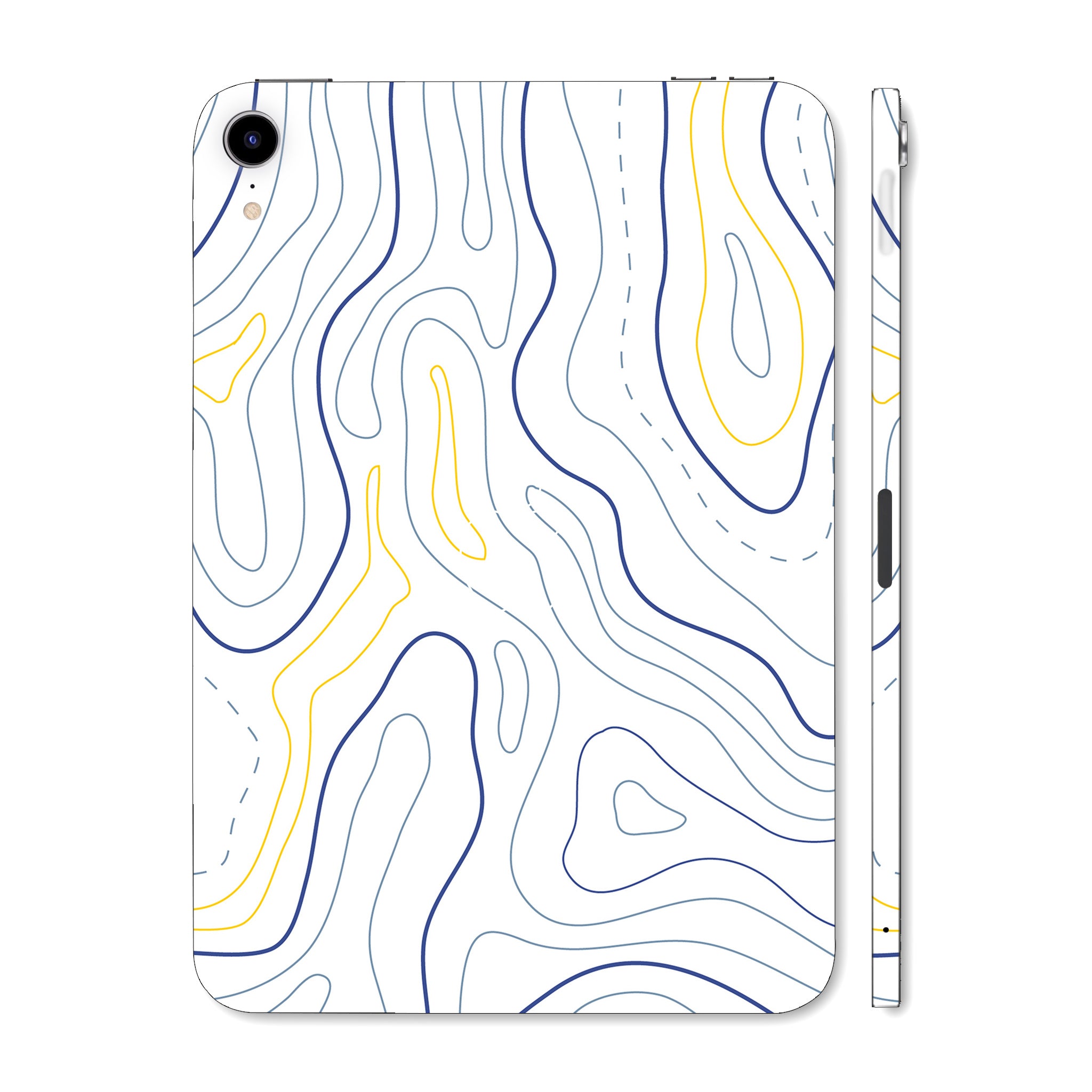 Apple Ipad Air 11 M3 2025 Minimalist Colorful Contours Tablet Skins