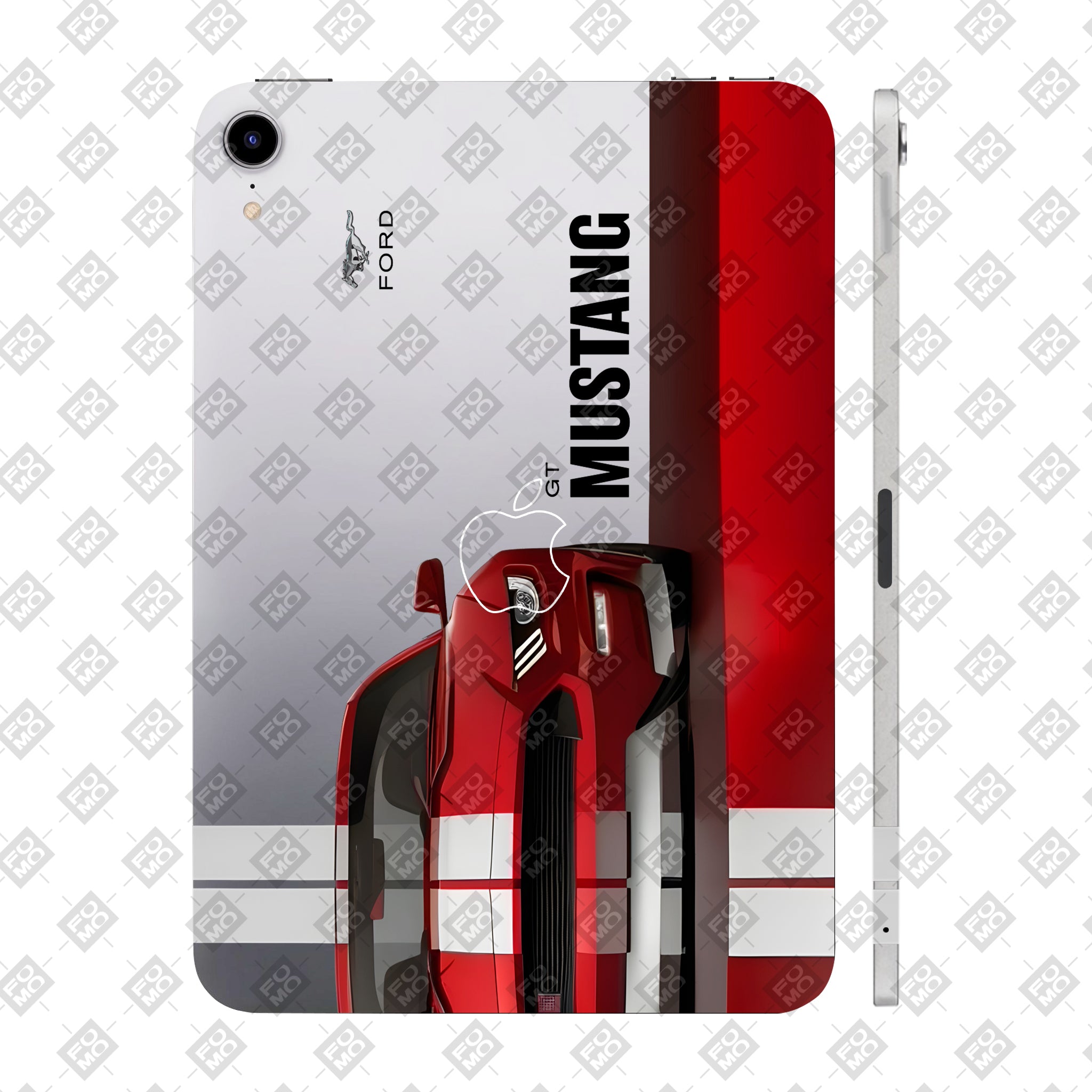 Apple iPad Mini 6th Gen 2021 Transparent Mustang Power Tablet Skin
