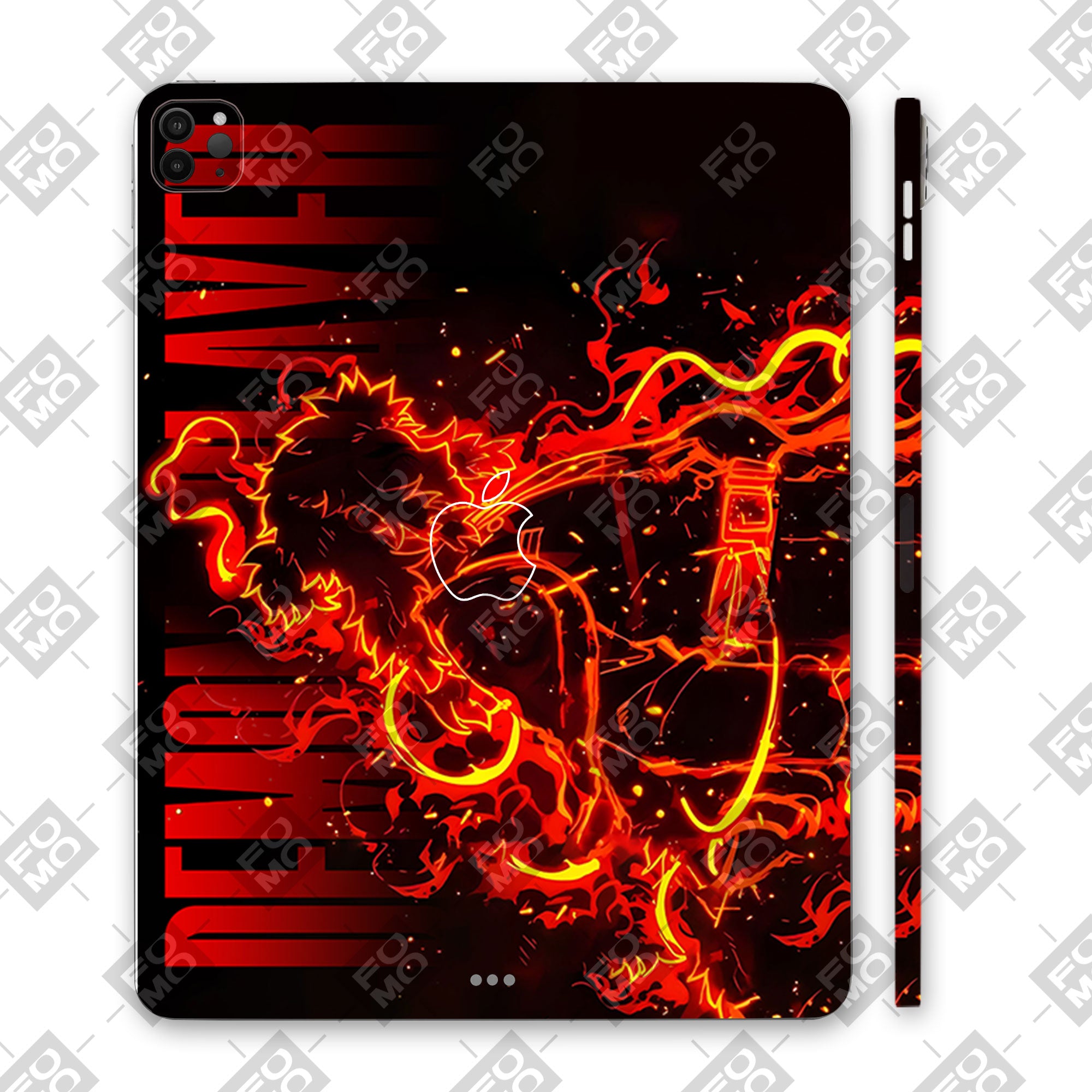 Apple iPad Pro 11 2020 Rengoku Blazing Inferno Anime Tablet Skins