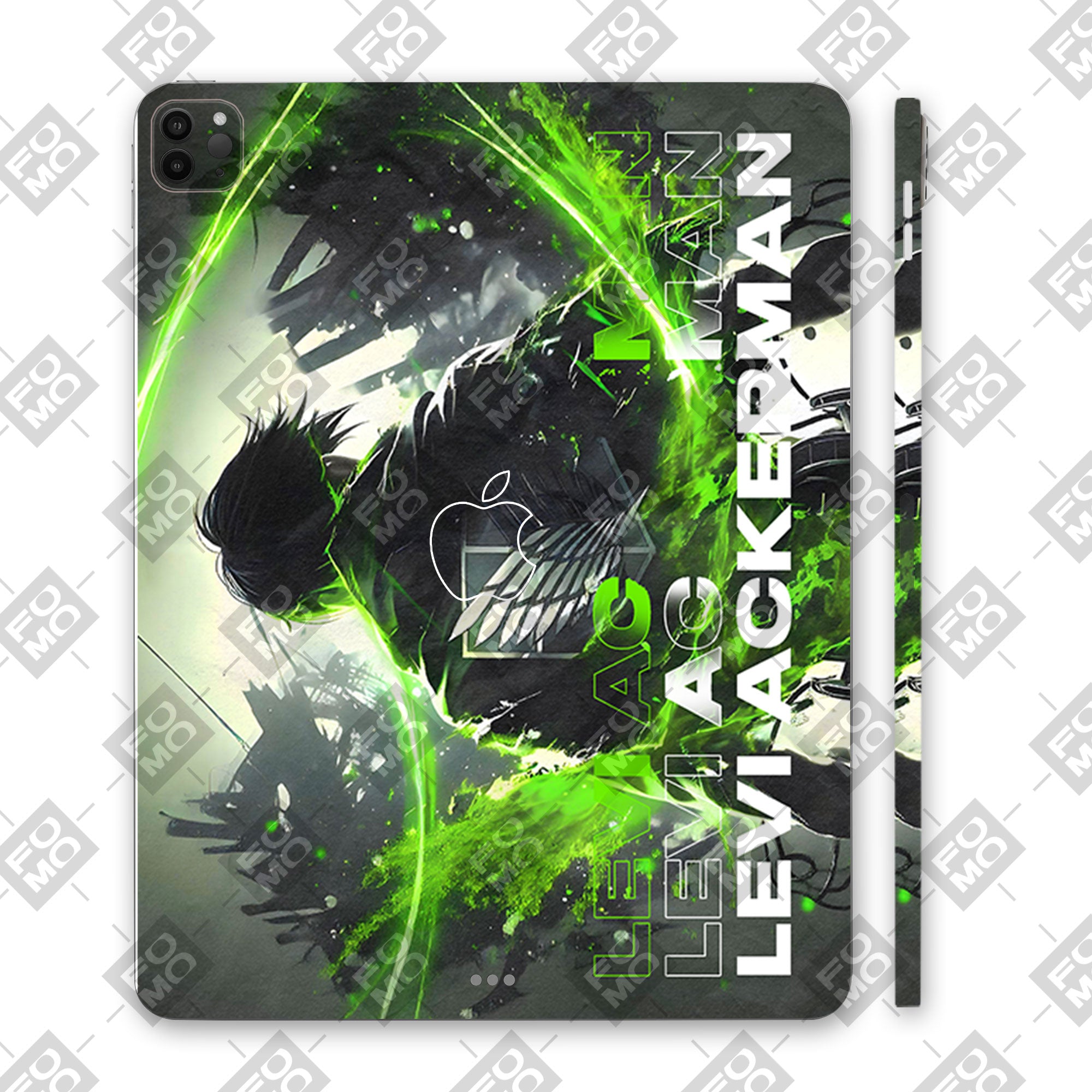 Apple iPad Pro 11 2020 Levi Battle Fury Anime Tablet Skins