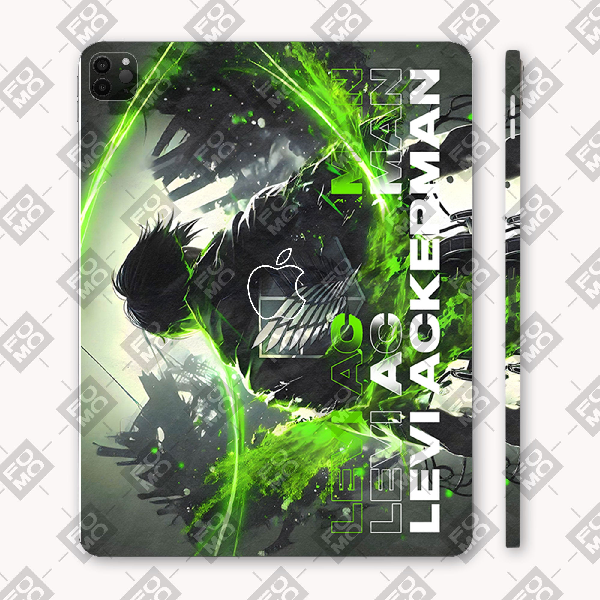 Apple iPad Pro 11 M1 2021 Levi Battle Fury Anime Tablet Skins