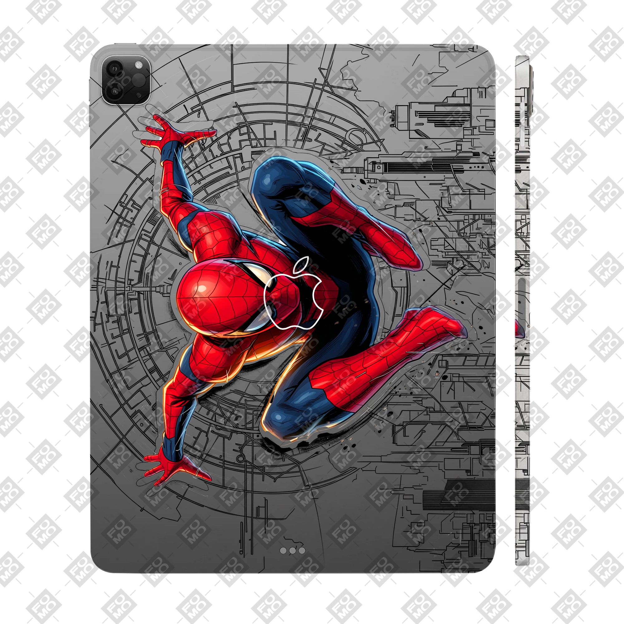 Apple iPad Pro 11 M1 2021 Transparent Web of Destiny Tablet Skin