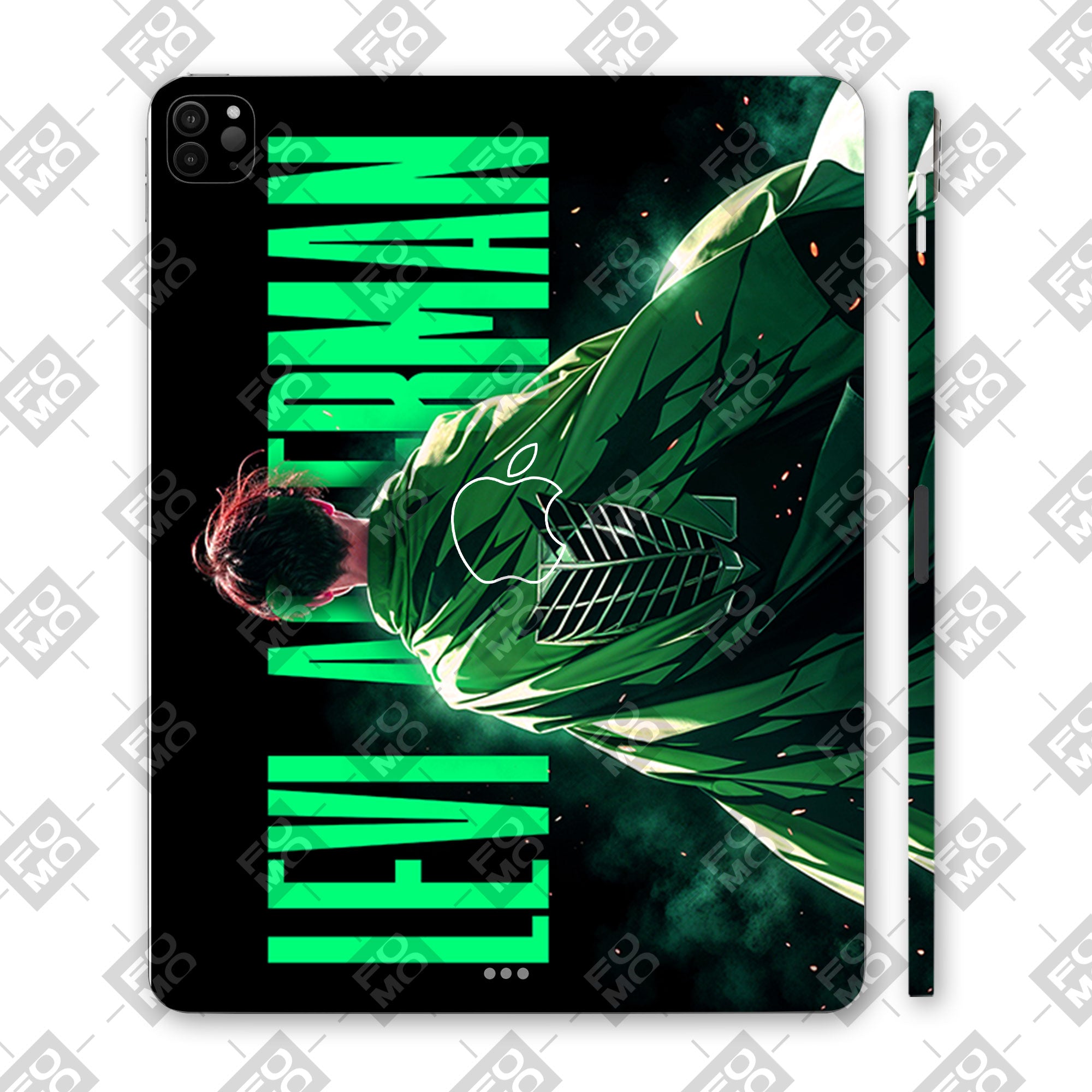 Apple iPad Pro 11 M2 2022 Levi Wings of Freedom Anime Tablet Skins