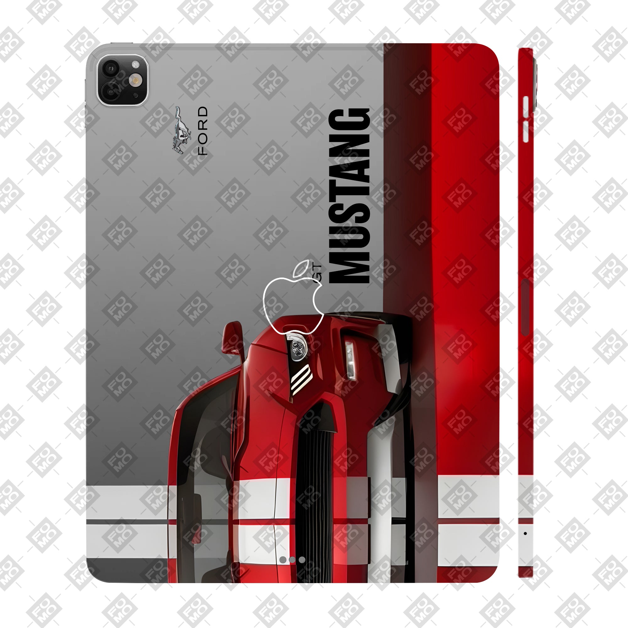 Apple iPad Pro 11 M4 2024 Transparent Mustang Power Tablet Skin