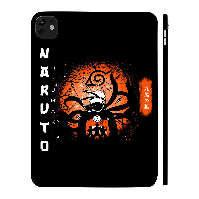 Apple iPad Pro 11 M5 2025 Kyuubi No Kitsune Naruto Uzumaki Anime Tablet Skins