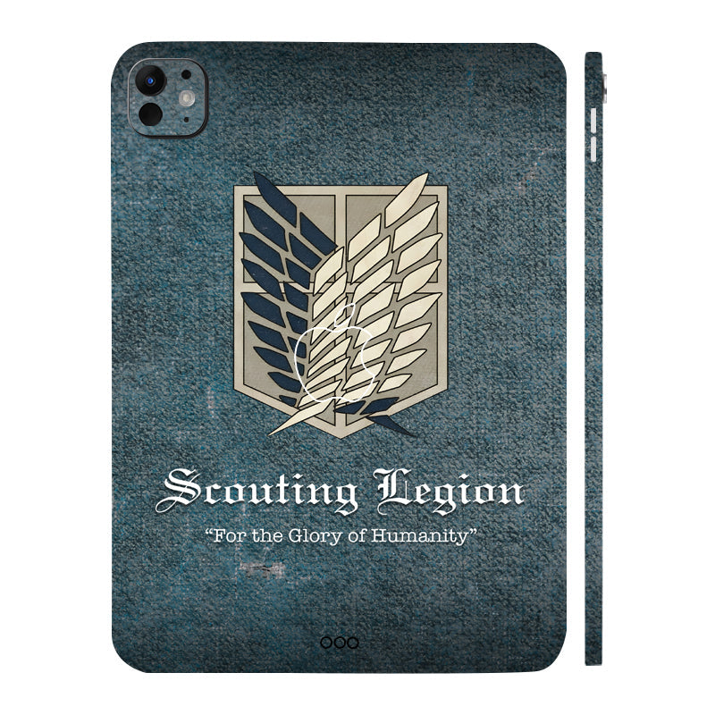 Apple iPad Pro 11 M5 2025 Scouting Legion AOT Anime Tablet Skins