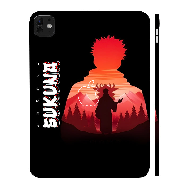 Apple iPad Pro 11 M5 2025 Ryomen Sukuna Silhouette Anime Tablet Skins