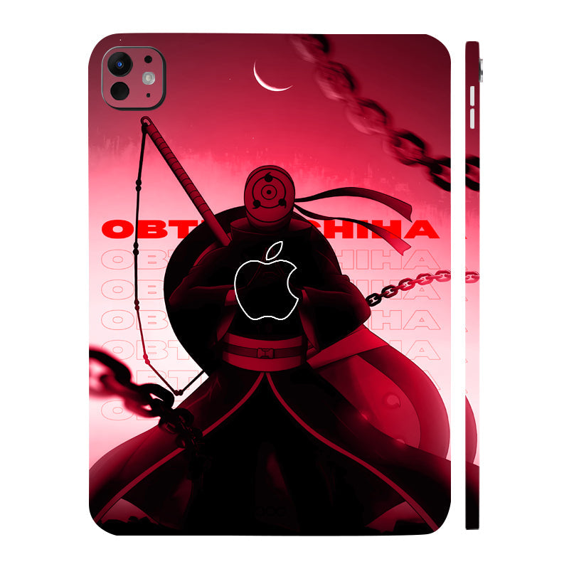 Apple iPad Pro 11 M5 2025 Obito Uchiha Anime Tablet Skins