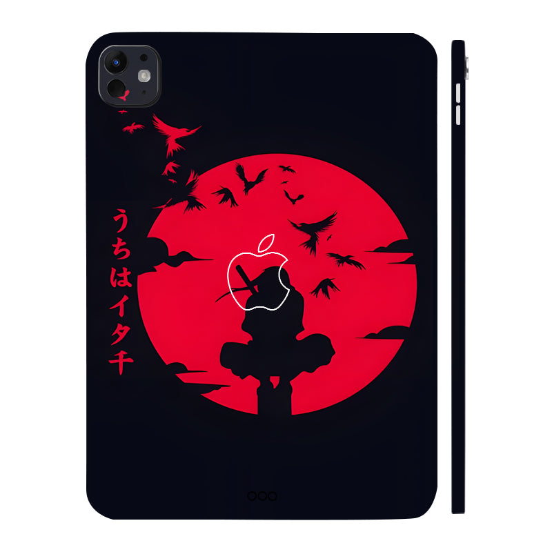 Apple iPad Pro 11 M5 2025 Uchiha Itachi Silhouette Anime Tablet Skins