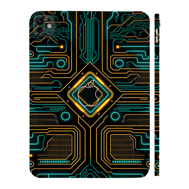 Apple iPad Pro 11 M5 2025 Luminous Circuit Design Tablet Skins