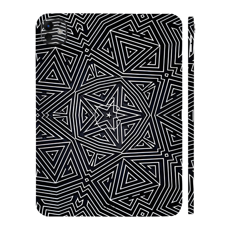 Apple iPad Pro 11 M5 2025 Monochrome Maze Tablet Skins