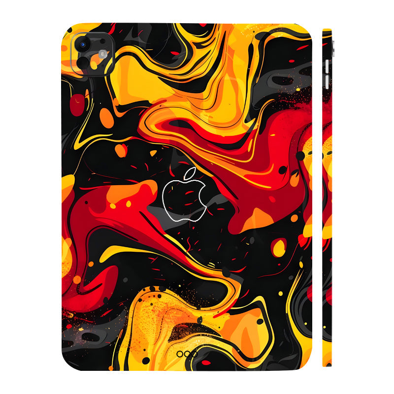 Apple iPad Pro 11 M5 2025 Lava Burst Tablet Skins