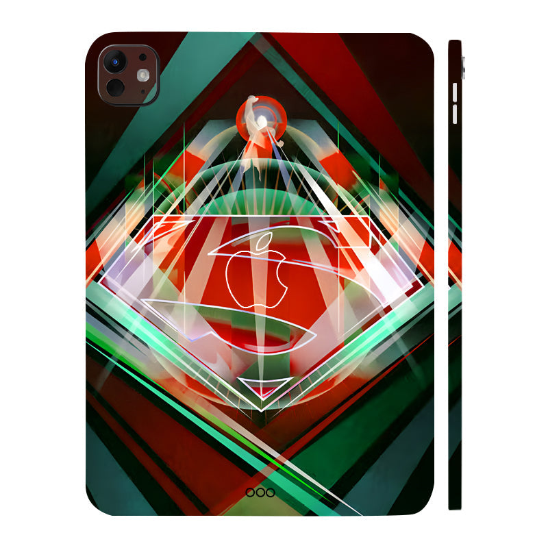 Apple iPad Pro 11 M5 2025 Superman Logo In Radient Colors Movies Tablet Skins