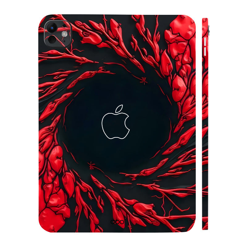 Apple iPad Pro 11 M5 2025 Spiderman Web Red Movies Tablet Skins