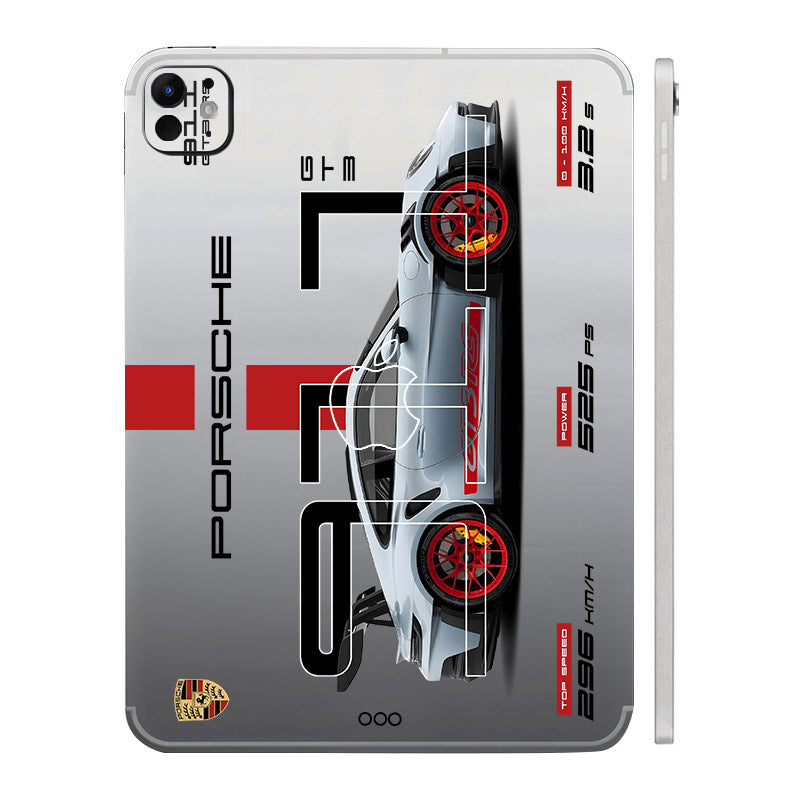 Apple iPad Pro 11 M5 2025 Transparent Porsche 911 GT3 RS Cars & Bikes Tablet Skins