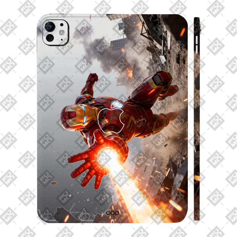 Apple iPad Pro 11 M5 2025 Transparent Iron Fist Tablet Skin