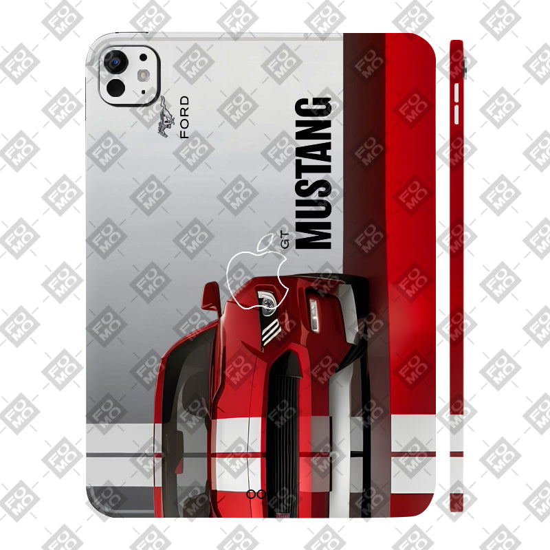 Apple iPad Pro 11 M5 2025 Transparent Mustang Power Tablet Skin